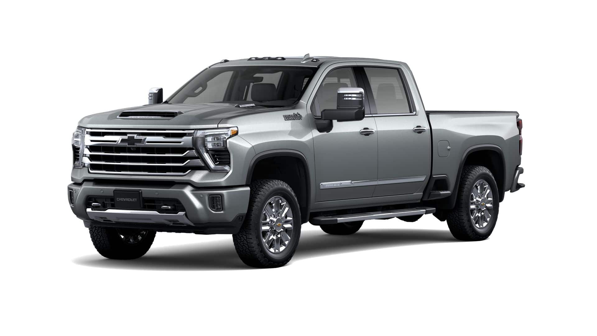 2026 Chevrolet Silverado 3500 HD High Country in Sterling Gray Metallic — front three-quarter view